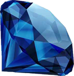 Swarovski kristall Sapphire 12