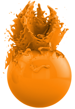 Orange paint F09
